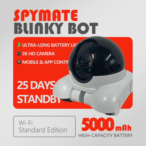 High-definition 2MP WIFI Camera Robot 360-degree Children's Pet Safety Camera Bidirectional Dialogue Automatic Tracking